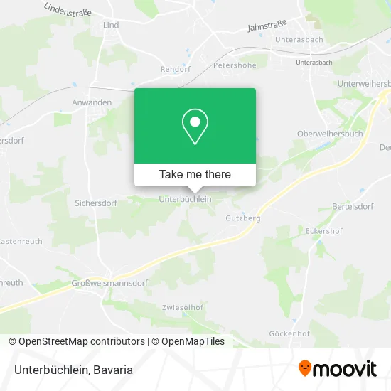 Карта Unterbüchlein