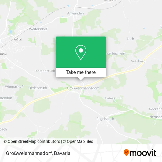 Карта Großweismannsdorf