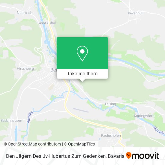 Den Jägern Des Jv-Hubertus Zum Gedenken map