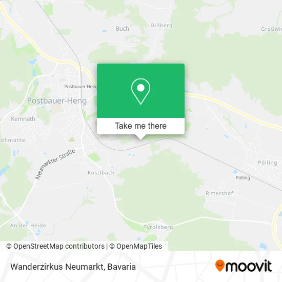 Wanderzirkus Neumarkt map