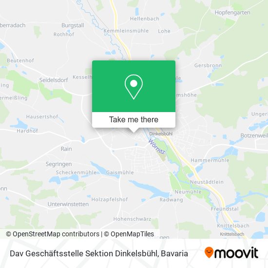 Dav Geschäftsstelle Sektion Dinkelsbühl map