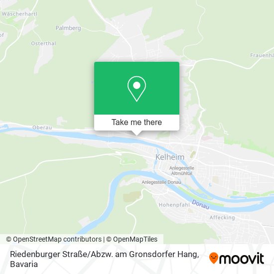 Карта Riedenburger Straße / Abzw. am Gronsdorfer Hang