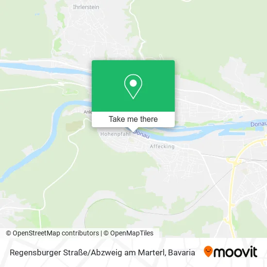 Карта Regensburger Straße / Abzweig am Marterl