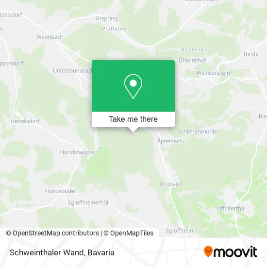 Карта Schweinthaler Wand