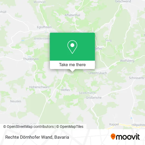 Карта Rechte Dörnhofer Wand