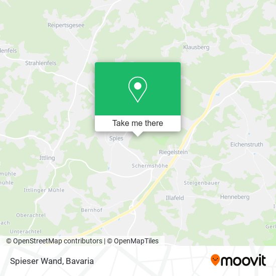 Карта Spieser Wand