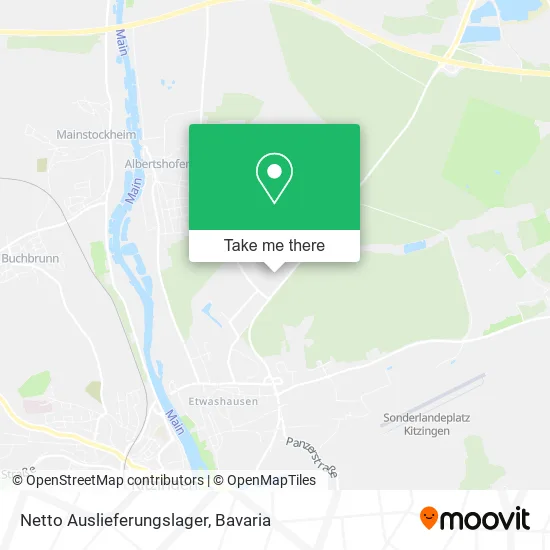 Карта Netto Auslieferungslager