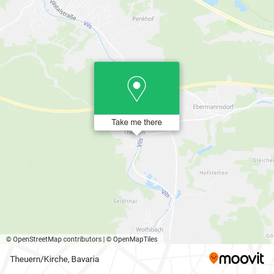 Карта Theuern/Kirche
