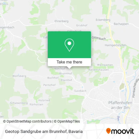 Карта Geotop Sandgrube am Brunnhof