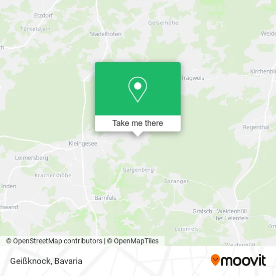 Карта Geißknock