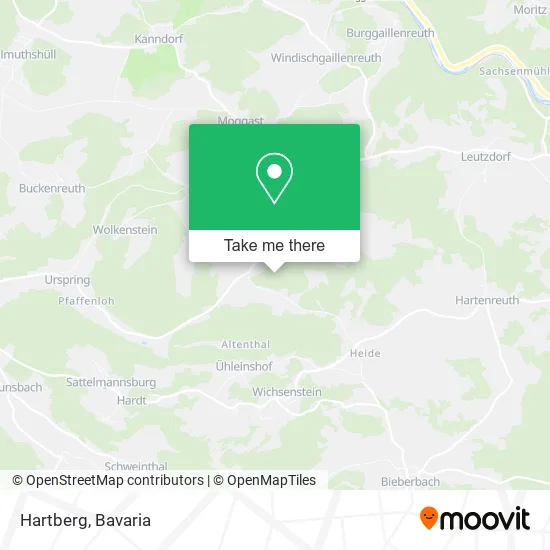 Карта Hartberg