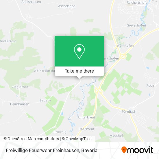 Freiwillige Feuerwehr Freinhausen map