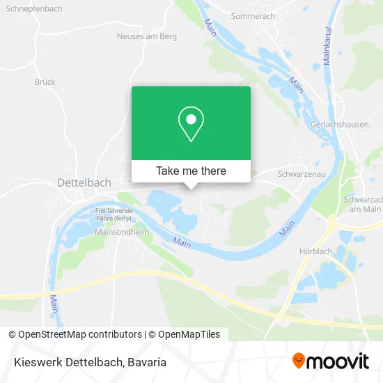 Карта Kieswerk Dettelbach
