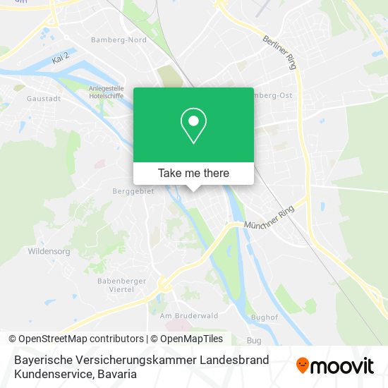 Bayerische Versicherungskammer Landesbrand Kundenservice map