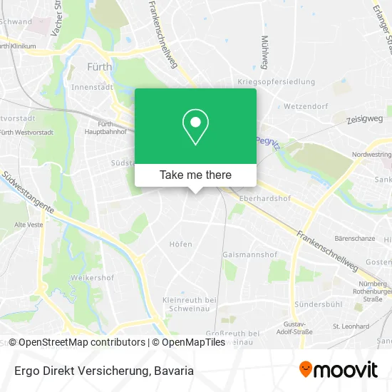 Карта Ergo Direkt Versicherung