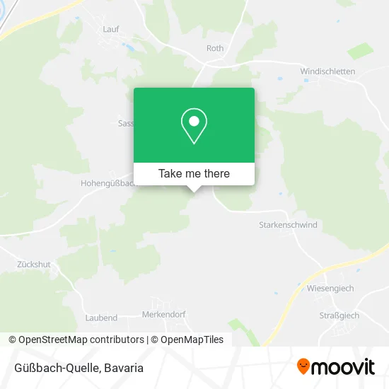 Карта Güßbach-Quelle