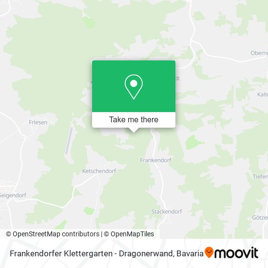 Карта Frankendorfer Klettergarten - Dragonerwand