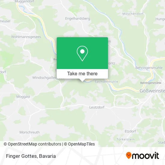 Карта Finger Gottes