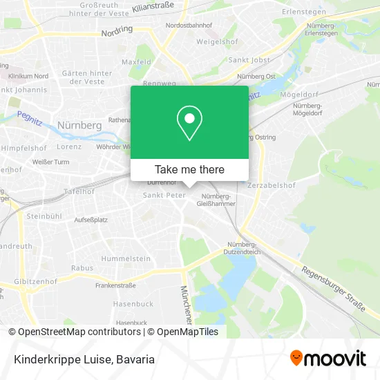 Карта Kinderkrippe Luise