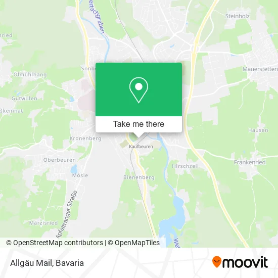 Карта Allgäu Mail
