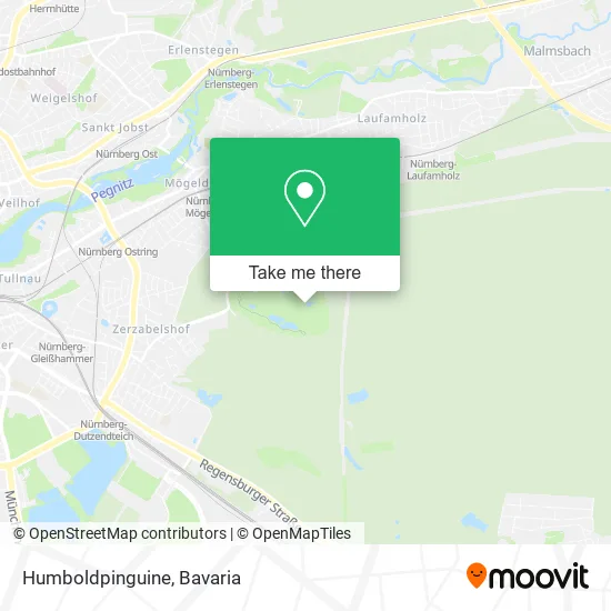 Карта Humboldpinguine