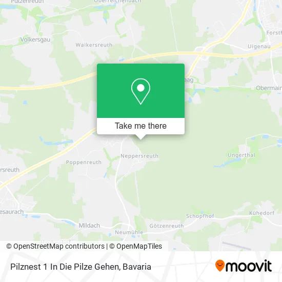 Карта Pilznest 1 In Die Pilze Gehen