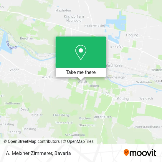 Карта A. Meixner Zimmerer