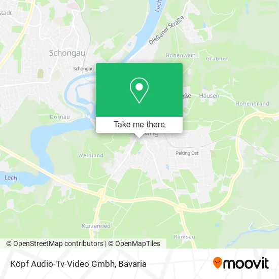 Карта Köpf Audio-Tv-Video Gmbh