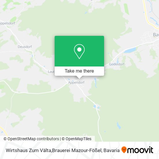 Wirtshaus Zum Välta,Brauerei Mazour-Fößel map