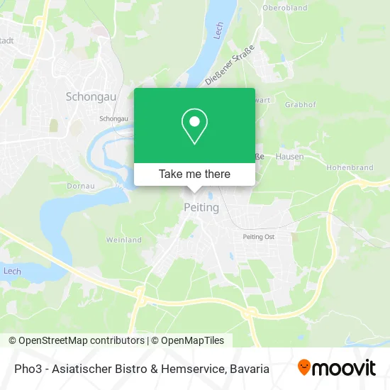 Карта Pho3 - Asiatischer Bistro & Hemservice