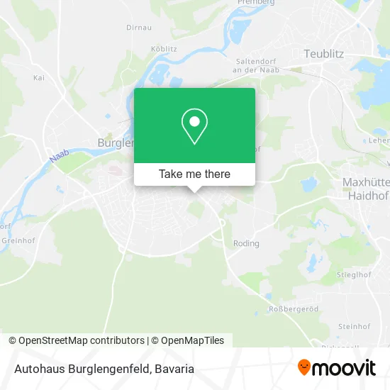 Карта Autohaus Burglengenfeld