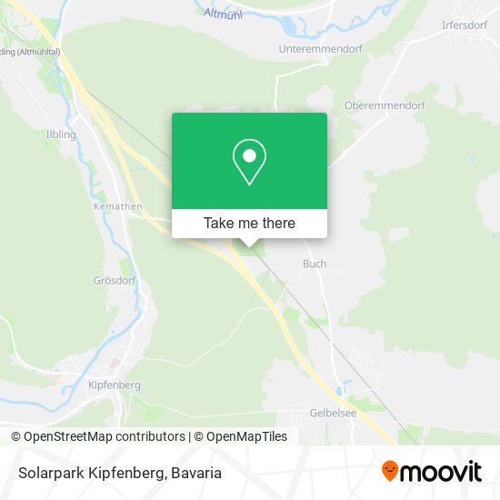 Карта Solarpark Kipfenberg
