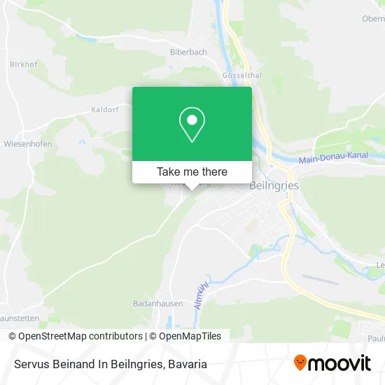 Карта Servus Beinand In Beilngries