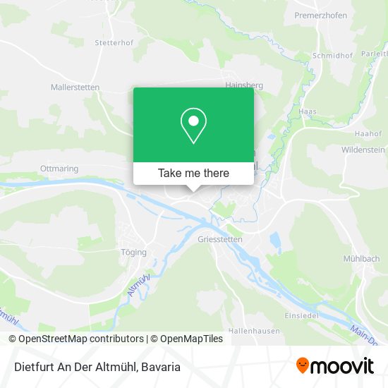 Dietfurt An Der Altmühl map