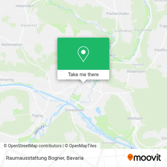 Raumausstattung Bogner map