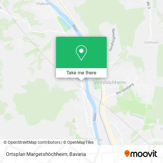 Карта Ortsplan Margetshöchheim