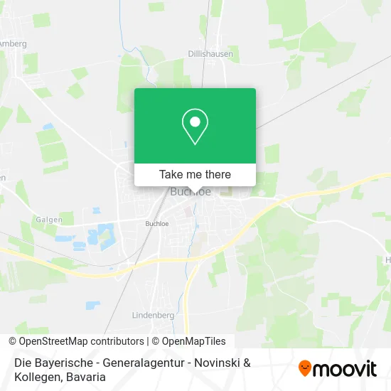 Карта Die Bayerische - Generalagentur - Novinski & Kollegen
