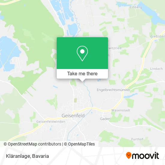 Карта Kläranlage