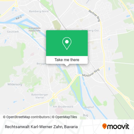 Rechtsanwalt Karl-Werner Zahn map