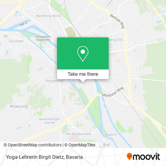 Yoga-Lehrerin Birgit Dietz map