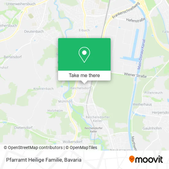 Карта Pfarramt Heilige Familie