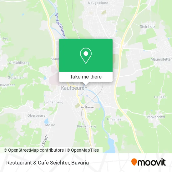 Карта Restaurant & Café Seichter