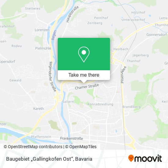 Карта Baugebiet „Gallingkofen Ost“