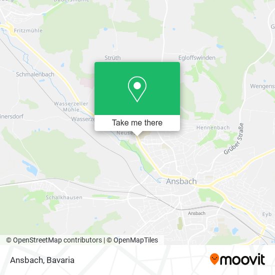 Карта Ansbach