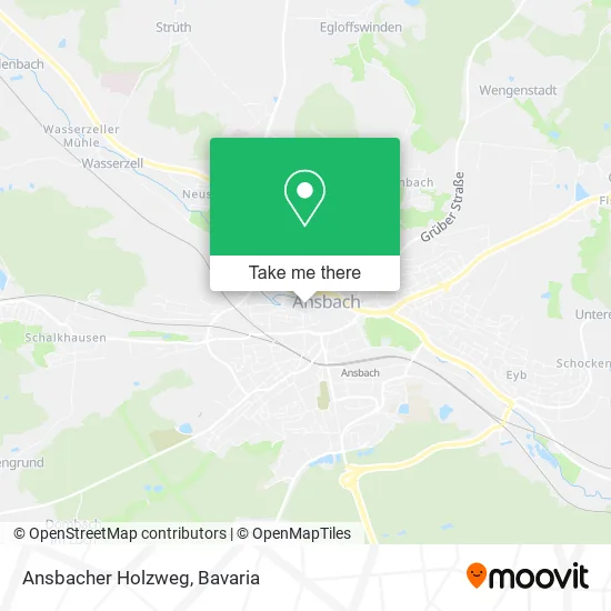 Карта Ansbacher Holzweg