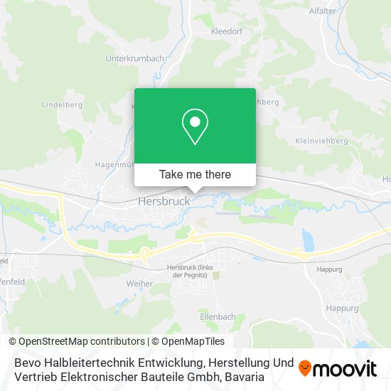 Bevo Halbleitertechnik Entwicklung, Herstellung Und Vertrieb Elektronischer Bauteile Gmbh map