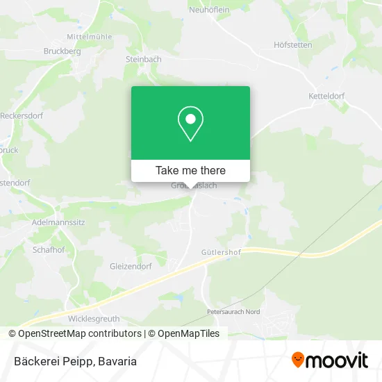 Карта Bäckerei Peipp