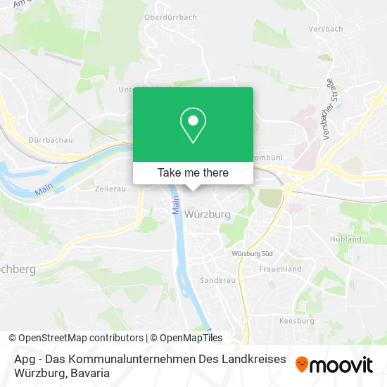 Apg - Das Kommunalunternehmen Des Landkreises Würzburg map