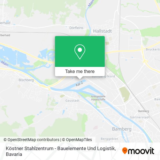 Карта Köstner Stahlzentrum - Bauelemente Und Logistik