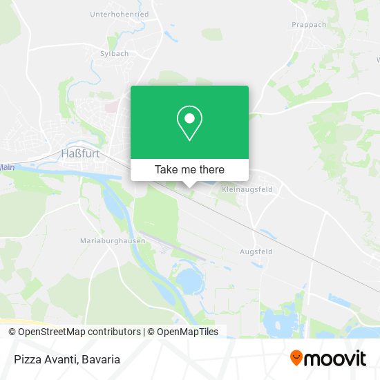 Pizza Avanti map